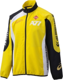【ASICS/アシックス】 A77 フリークロスジャケット ビブラントイエローxブラック ユニセックス アシックス
